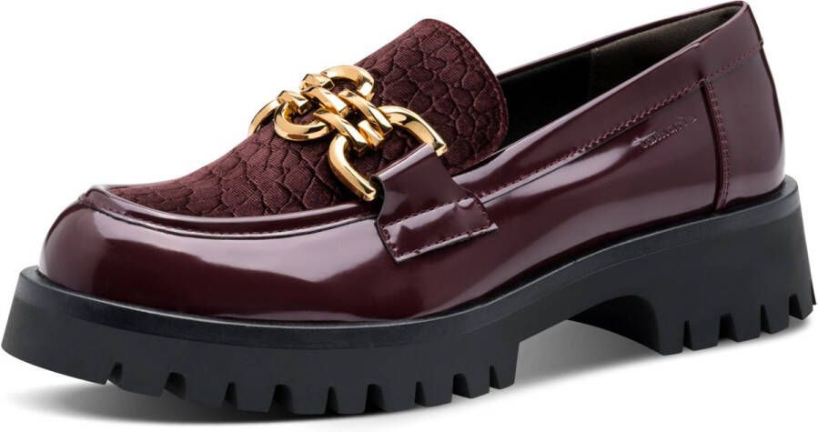Tamaris damesslipschoen 1-24759-45 537 damessloaferschoenen M2475945 rood