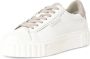 Tamaris damessneaker laag 1-23738-41 117 damesschoenen leer M2373841 wit - Thumbnail 1