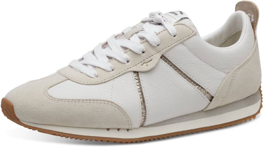 Tamaris damestrainers 1-23652-44 190 Damesschoenen veterschoenen leer M2365244