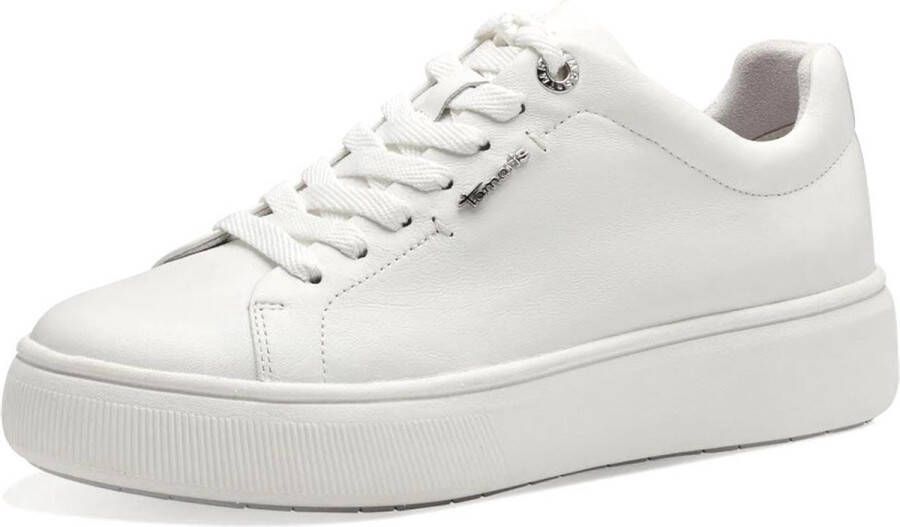 Tamaris Plateausneakers vrijetijdsschoen lage schoen veterschoen met verwisselbare binnenzool