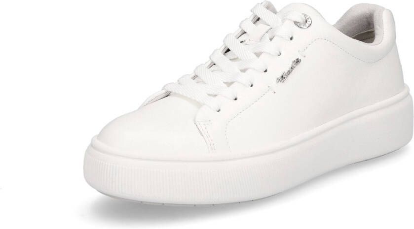 Tamaris Plateausneakers vrijetijdsschoen lage schoen veterschoen met verwisselbare binnenzool