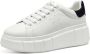 Tamaris damestrainers 1-23743-41 1A5 Vegan damestop M2374341 Wit Zwart - Thumbnail 1