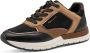 Tamaris damestrainers 1-23768-45 098 Damestrainers M2376845 zwart bruin - Thumbnail 1
