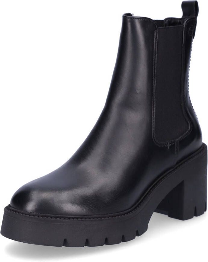 Tamaris Chelsea-boots met aanhaaklus en twee stretch-inzetten