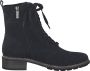 Tamaris Stijlvolle Blauwe Enkellaars met Bruine Hak Blauw Dames - Thumbnail 8