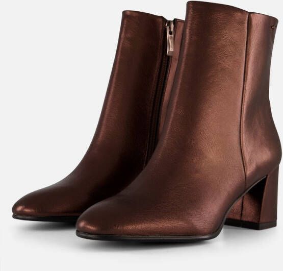 Tamaris Enkellaarsjes brons Textiel Dames