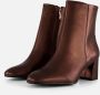 Tamaris Enkellaarsjes brons Textiel Dames - Thumbnail 1