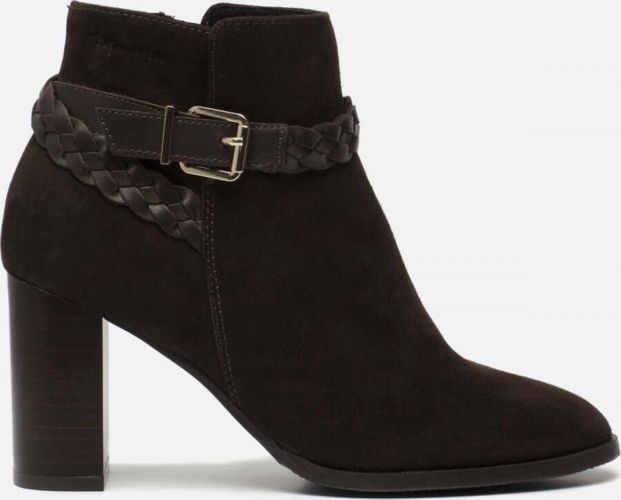 Tamaris Enkellaarsjes Bruin Suede 198102 Dames Suède