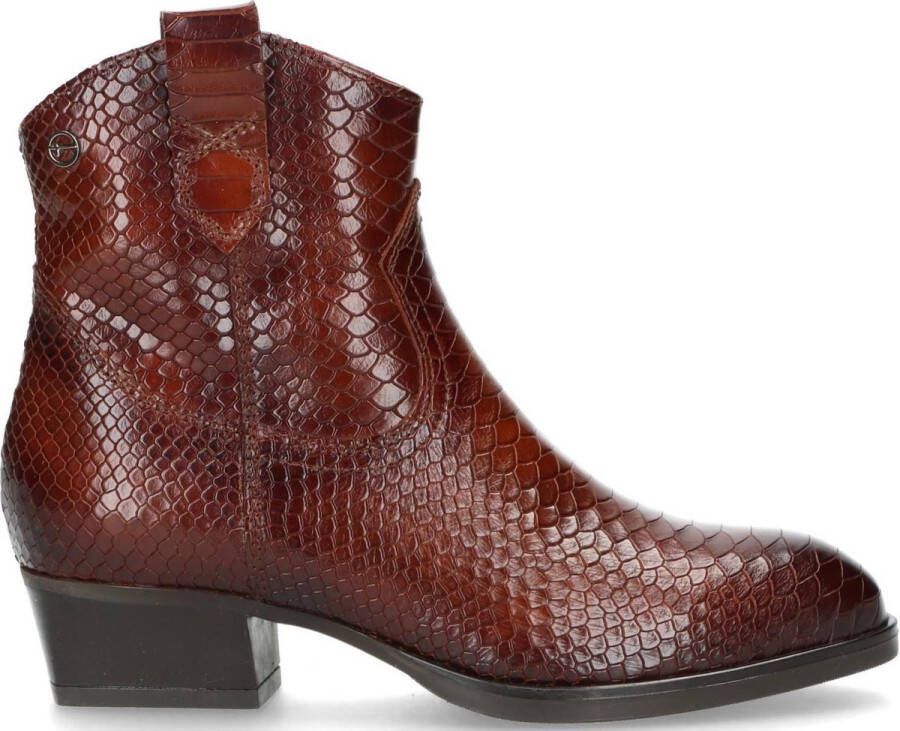 Tamaris Enkellaarsjes cognac