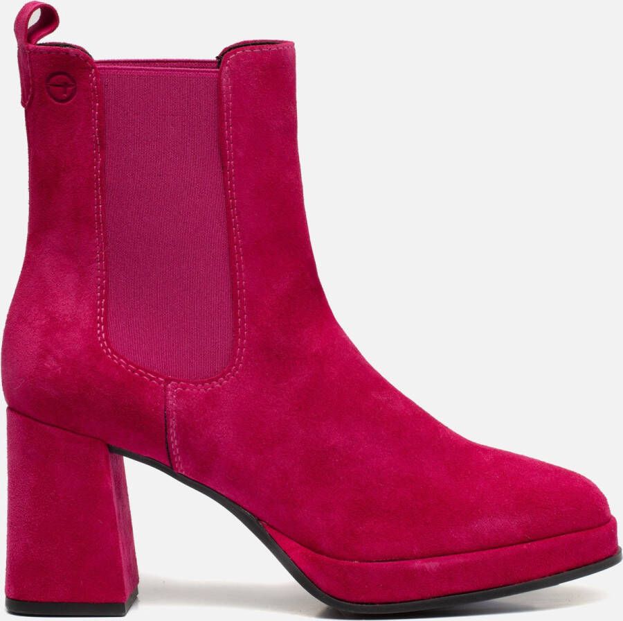 Tamaris Enkellaarsjes roze Leer Dames