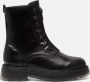Tamaris Klassieke zwarte leren booties Black Dames - Thumbnail 1