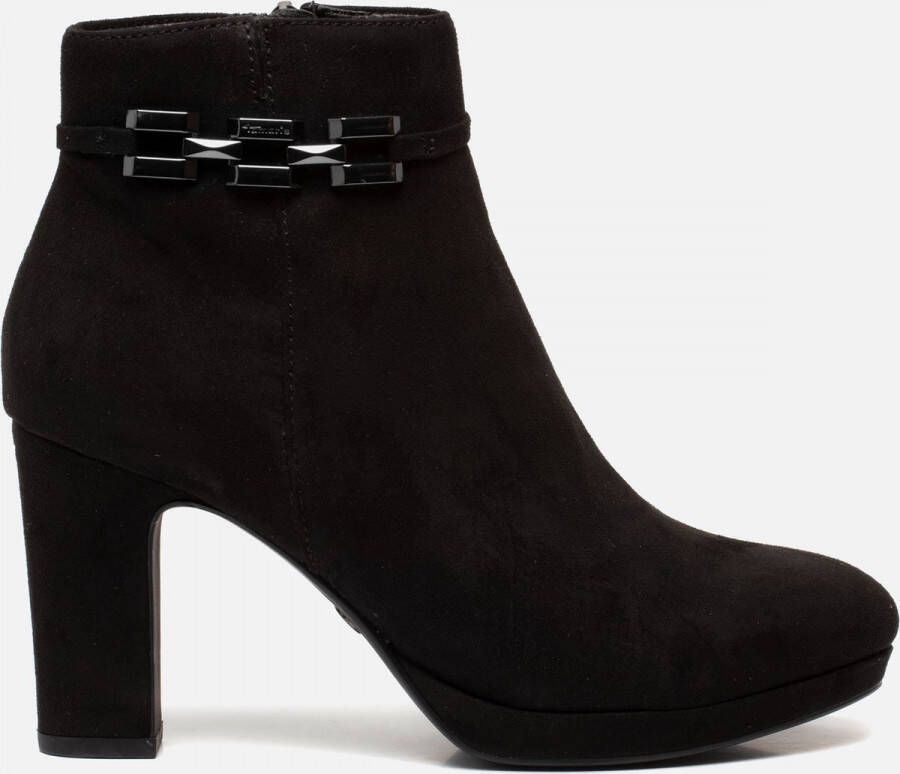 Tamaris Enkellaarsjes zwart Textiel 192206 Dames - Foto 4