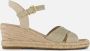 Tamaris Slippers plateau zomerschoen pantoffels in monochrome look - Thumbnail 1