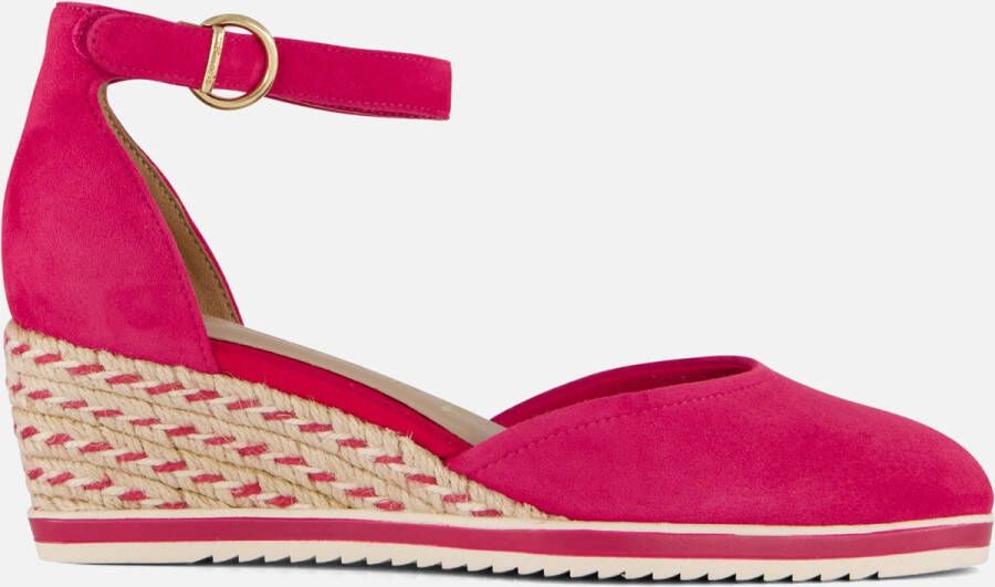 Tamaris Espadrilles roze Leer Dames