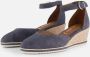 Tamaris Espadrilles Sleehak blauw Textiel Dames - Thumbnail 2