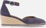 Tamaris Espadrilles Sleehak blauw Textiel Dames - Thumbnail 4