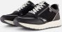 Tamaris Sneakers met sleehak vrijetijdsschoen lage schoen veterschoen met trendy metallic-details - Thumbnail 1