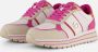 Tamaris Plateausneakers plateau vrijetijdsschoen halfschoen veterschoen in materiaalmix - Thumbnail 1