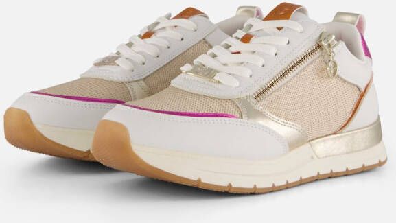 Tamaris Low Top Sneaker Damesschoenen Vegan M2373241 wit goud