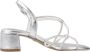 Tamaris Glitter Vegan Hoge Hak Sandalen Gray Dames - Thumbnail 1
