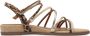 Tamaris Leopard Sandalen beige Textiel Dames - Thumbnail 6