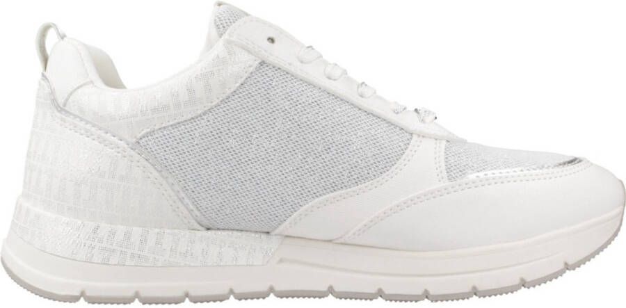 Tamaris Sneakers met sleehak Almina vrijetijdsschoen lage schoen veterschoen in smalle vorm
