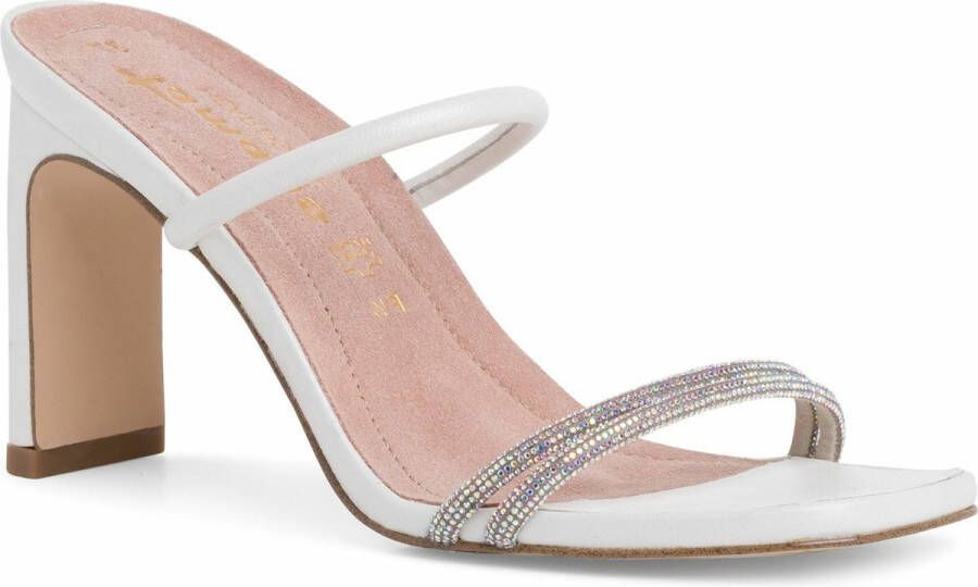 Tamaris Heart & Sole Dames Slip on schoen 1 1 27202 28 180 wit F1 2 Schoenbreedte