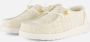 Tamaris HEYDUDE Wendy Crochet Lace Dames Instappers White Gold - Thumbnail 2