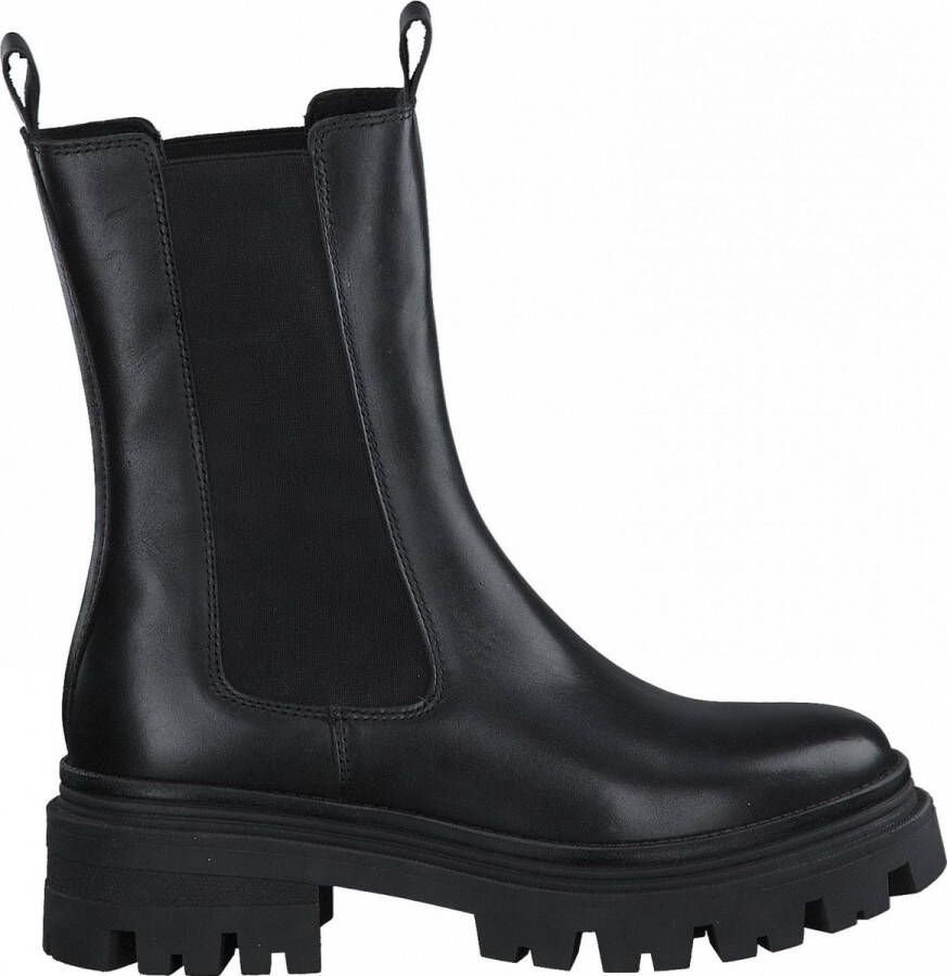 Tamaris Chelsea boots Zwart Leer 182401 Dames