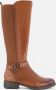 Tamaris Bruine Flexibele Kniehoge Laarzen voor Dames Brown Dames - Thumbnail 1