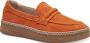 Tamaris Comfortabele Oranje Suède Loafer Orange Dames - Thumbnail 4