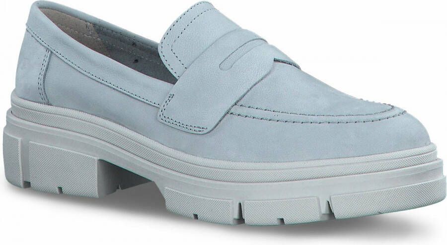 TAMARIS Leren Mocassin blauw 40 - Schoenen.nl