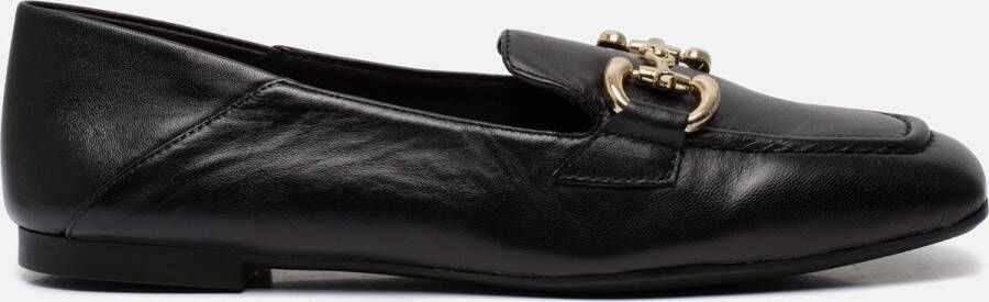 Tamaris Zwarte Leren Loafers voor Dames Black Dames