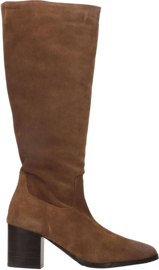 Tamaris Elegante suède laars met 6 5 cm hak Brown Dames