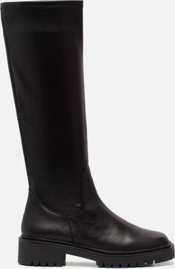 Tamaris Zwarte gesloten enkellaarzen voor dames Zwart Dames