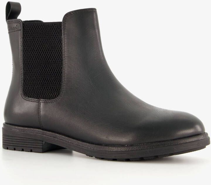 Tamaris lage dames chelsea boots zwart