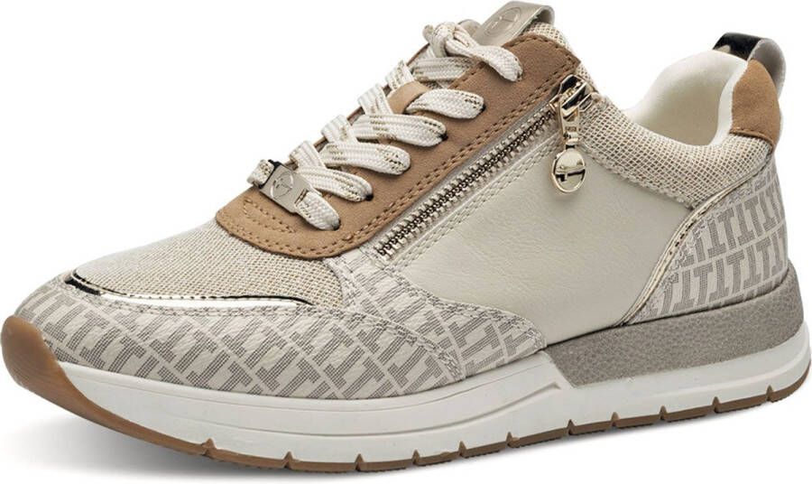 Tamaris lage damessneaker 1-23732-41 430 dames vegan M2373241 beige
