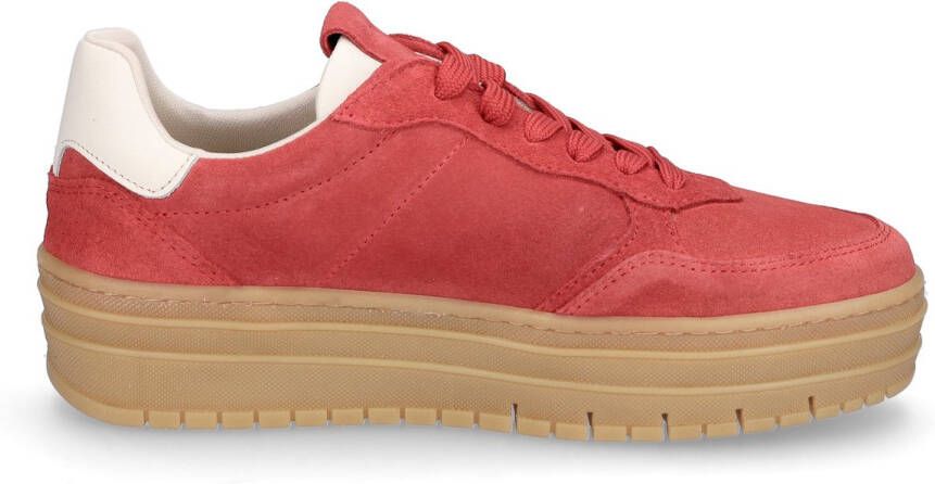 Tamaris lage toptrainers 1-23773-43 590 damesschoenen M2377343 rood