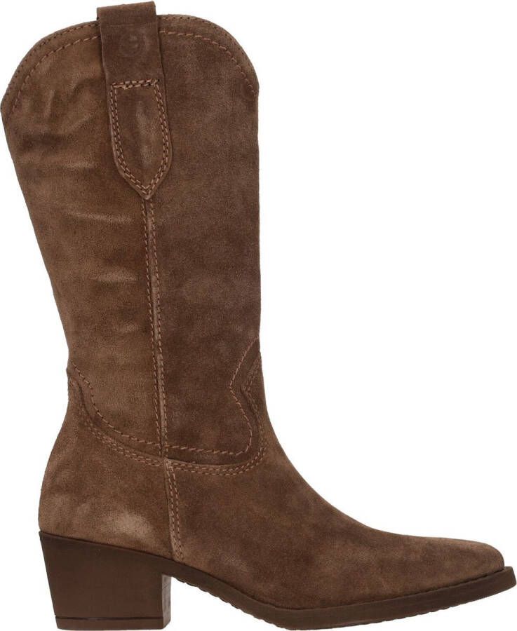 Tamaris Western-stijl Suède Laars voor Dames Brown Dames