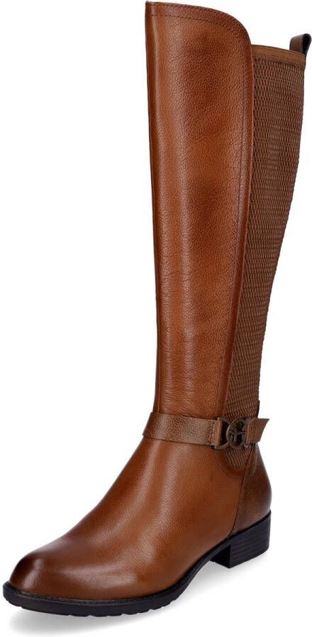 Tamaris Bruine Flexibele Kniehoge Laarzen voor Dames Brown Dames