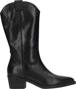 Tamaris Western-look Leren Laars voor Dames Zwart Dames
