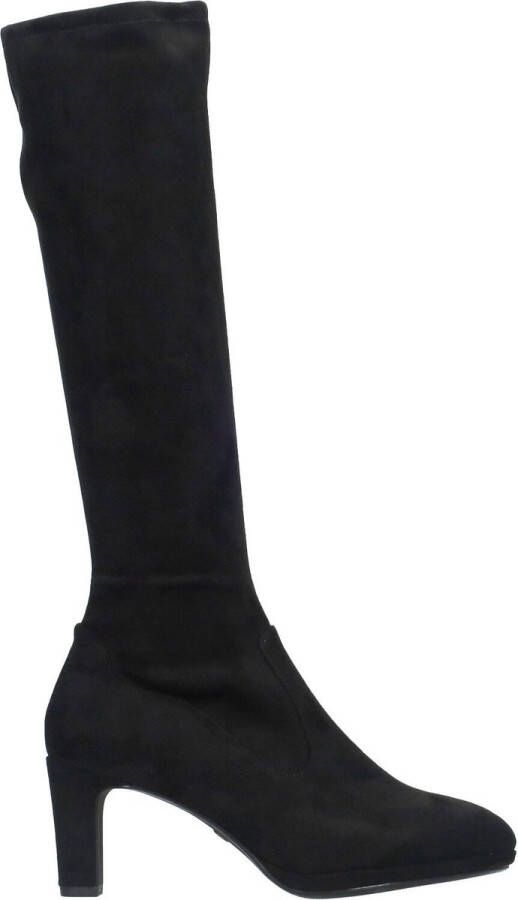 Tamaris Stijlvolle Vegan Suede Kniehoge Laars Black Dames