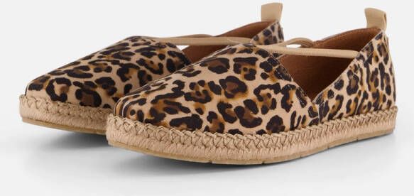 Tamaris Leopard Espadrilles bruin Leer Dames