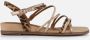 Tamaris Leopard Sandalen beige Textiel Dames - Thumbnail 1
