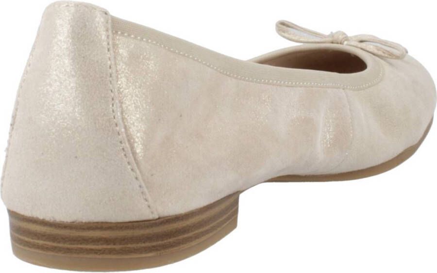 Tamaris Ballerina's Feestelijke schoen trouwschoen flats met mooie metallic glans