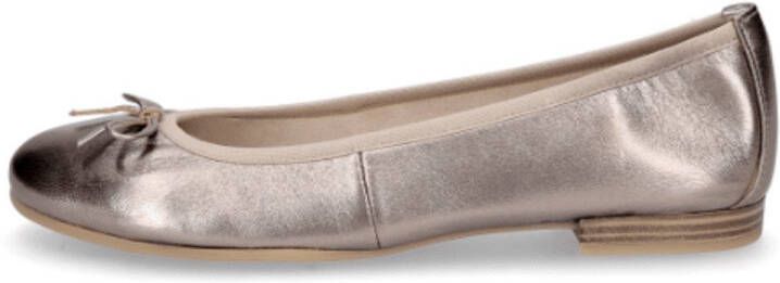 Tamaris Ballerina's Feestelijke schoen trouwschoen flats met mooie metallic glans