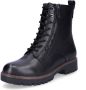 Tamaris Veterschoenen blokhak veterschoen combat-boots met contrast-raamnaad - Thumbnail 1