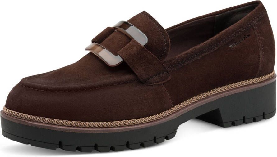 Tamaris leren damesschoenen 1-24722-43 304 damesschoenen M2472243 bruin