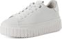 Tamaris leren damestrainers 1-23702-45 197 Damesschoenen M2370245 Wit - Thumbnail 1