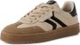 Tamaris leren damestrainers 1-23723-44 402 Lage damesschoen M2372344 Beige - Thumbnail 1